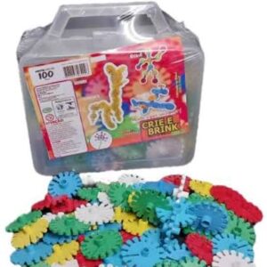 Disco de Montar Educativo - 100 peças com maleta